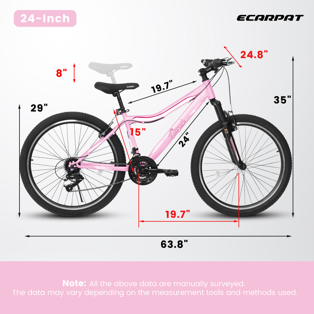 Mountain Biking Usa - 24/26 Zoll Mountainbike für Männer, Frauen