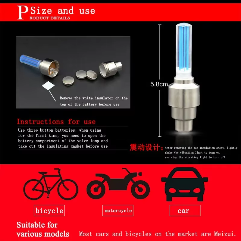 2pcs Fahrrad Lichter Bewegungs – Mountain Biking Lights Bewertung und Preis