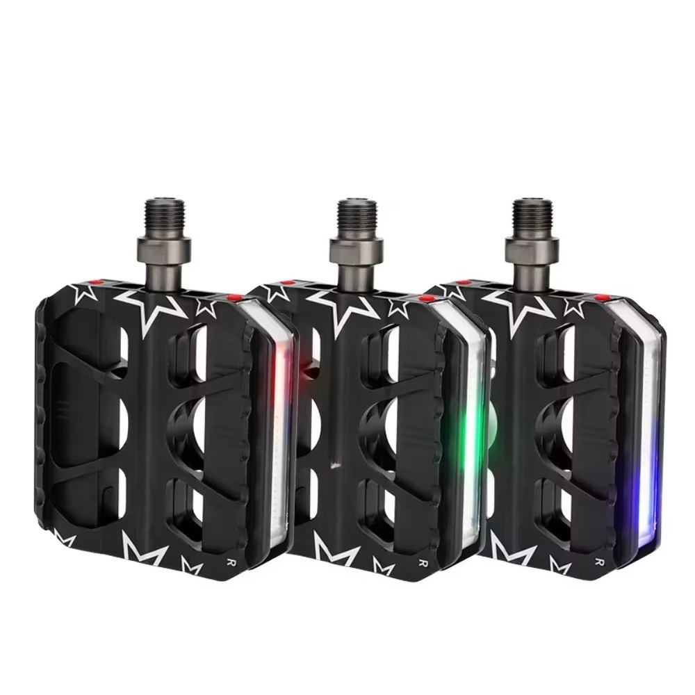 3-Lager MTB-Pedale mit LED-Sic – Mountain Biking Lights Bewertung und Preis
