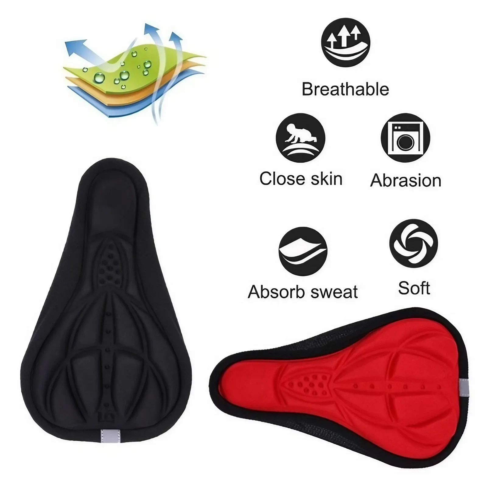 Fahrradsattelüberzug, 3D-gepol – Mountain Biking Pads Bewertung und Preis